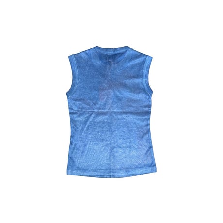 【DAED STOCK】00's MISS SIXTY All-Over Sublimation Cadillac Graphic Sleeveless Top