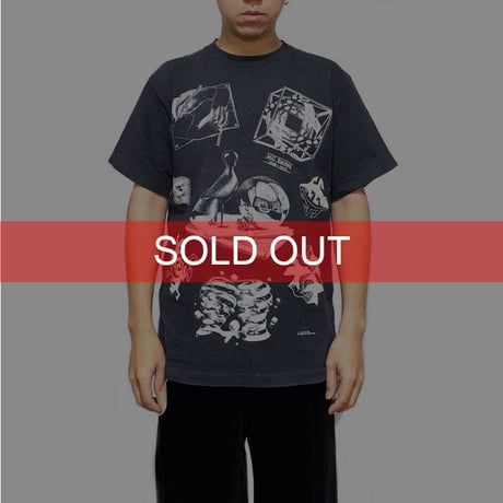 【USED】90'S M.C. ESCHER MULTI PRINT T-SHIRT