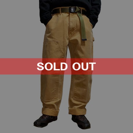 【USED】CARHARTT  DUCK DOUBLE-FRONT DUNGAREE PANTS