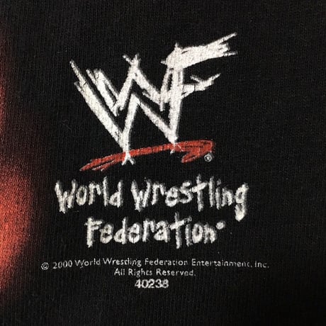 【USED】00'S WORLD WRESTLING FEDERATION T-SHIRT