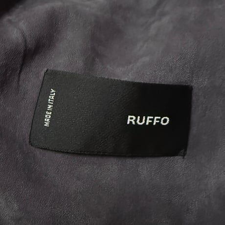 【USED】00's RUFFO SUEDE LEATHER TAILORED JACKET