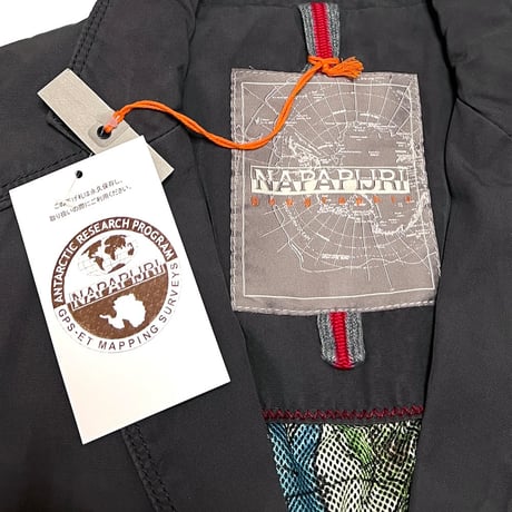 【DEAD STOCK】00's NAPAPIJRI TRAVEL JACKET DARK GRAY