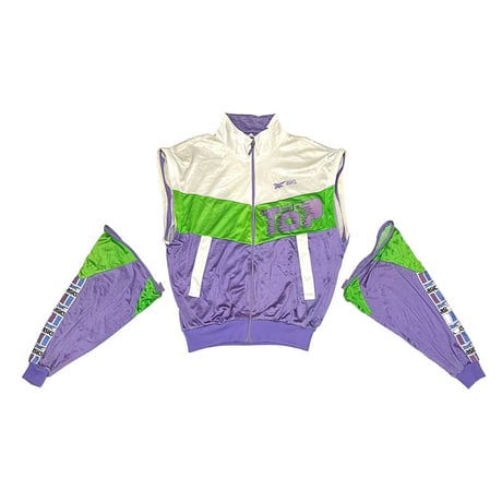 【USED】80's ASICS DETACHABLE TRACK JACKET MADE IN ITALY