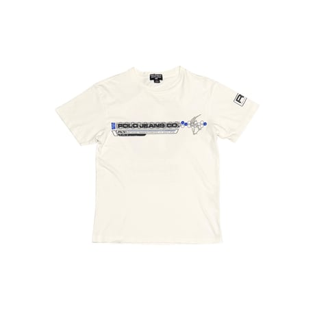 【USED】00's POLO JEANS CO. RALPH LAUREN "RL Ti"  Y2K Tech Skate Graphic T-shirt