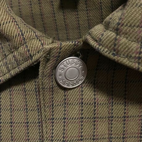 【USED】90'S  OLD STUSSY COTTON JACKET