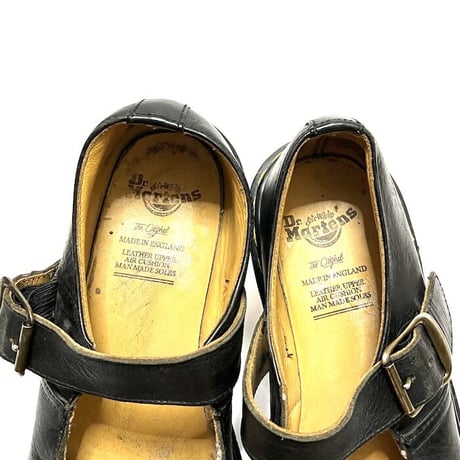 【USED】90'S DR MARTENS MARY JANE BUCKLE LEATHER SHOES MADE IN ENGLAND
