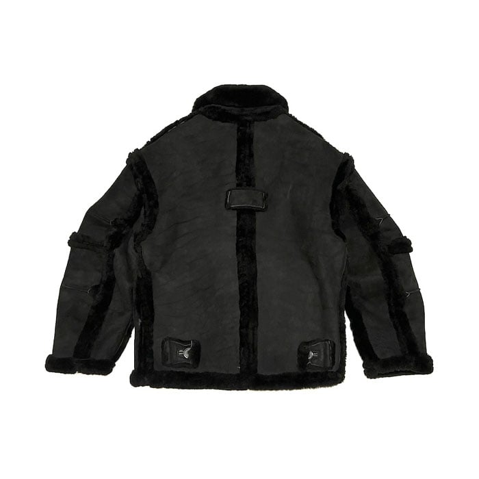 グリフィン ジャケット　Griffin Laundry USED】90'S GRIFFIN Laundry MOUTON BOMBER JACKET