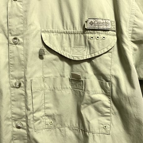 【USED】90'S COLUMBIA PFG FISHING S/S SHIRT