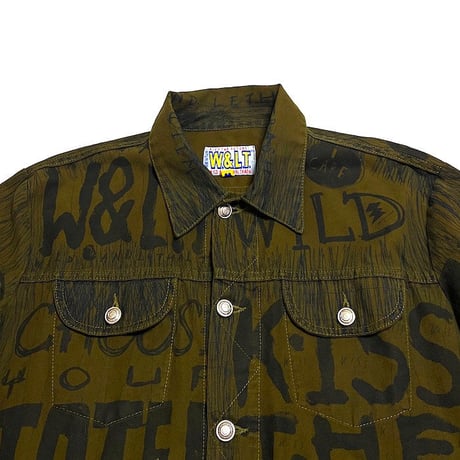 【USED】90'S W.&L.T. GRAFFITI TRACKER JACKET