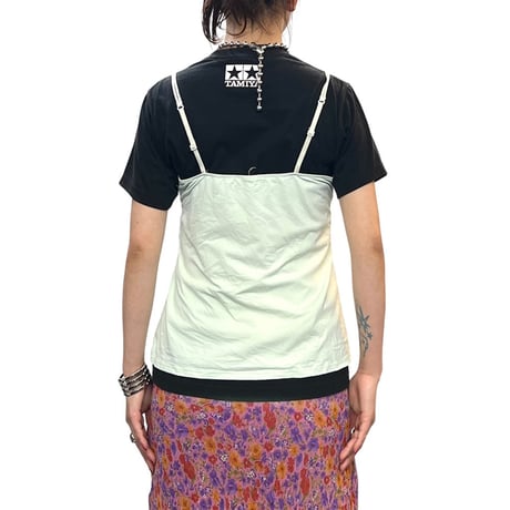 【USED】60's VINTAGE LINGERIE CAMISOLE PALE GREEN
