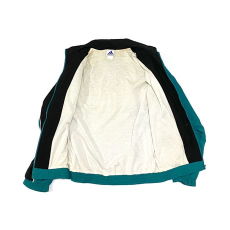 【USED】00'S ADIDAS PERFORMANCE LOGO JACKET EMERALD GREEN