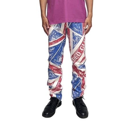 【USED】80's ModZart LONDON UNION JACK COTTON TROUSERS