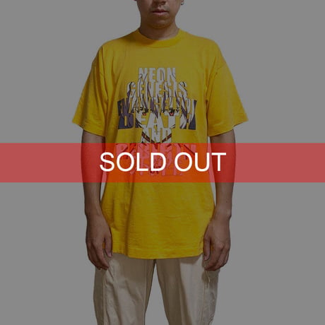【USED】90'S COSPA NEON GENESIS EVANGELION DEATH AND REBIRTH T-SHIRT