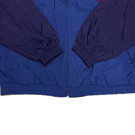【USED】90's LANDS’ END Panel Color Nylon Track Jacket