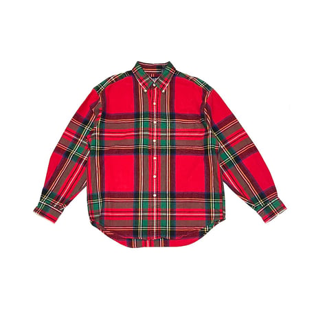 【USED】90's OLD GAP BIG TARTAN CHECK B.D SHIRT