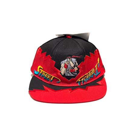【DEAD STOCK】1996 VEGA × Street Fighter II “Ryu”③ Snapback Cap Made for Italy