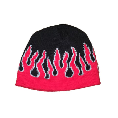 【USED】FIRE KNIT BEANIE