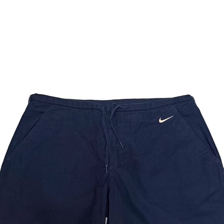 【USED】00's EURO NIKE Flared Tech Training Pants Royal Navy