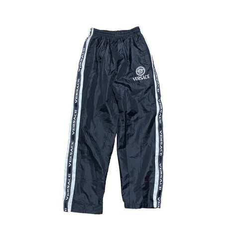 【USED】90'S VERSACE NYLON TRACK PANTS