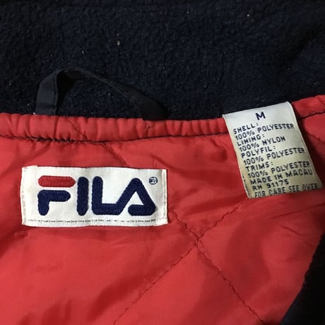 【USED】90'S FILA  QUILTING JACKET