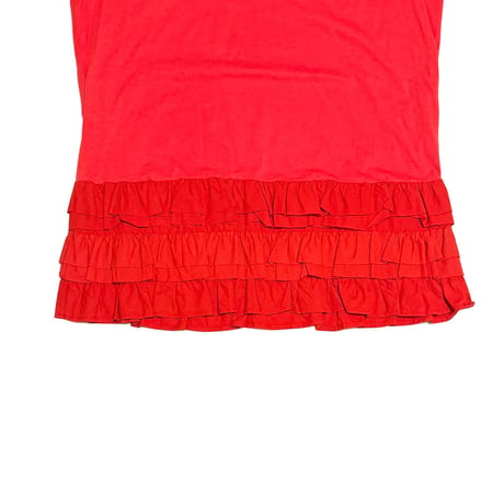 【USED】2010's miu miu Tiered Ruffle Puff Sleeve Top