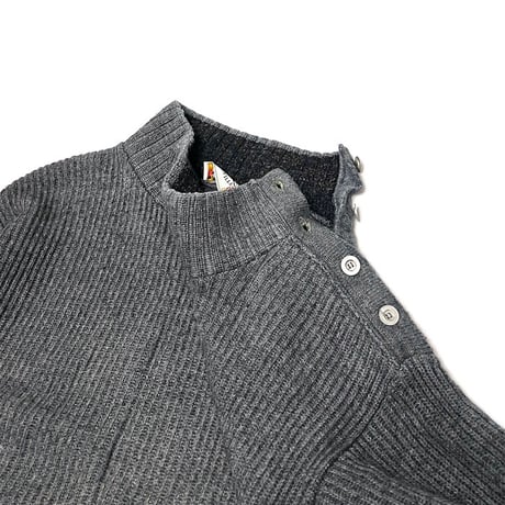 【USED】80's BONEVILLE HI-NECK KNIT SWEATER