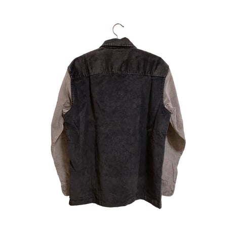 【USED】90'S ANARCHIC ADJUSTMENT PULLOVER VELOUR SHIRT "Huxley"