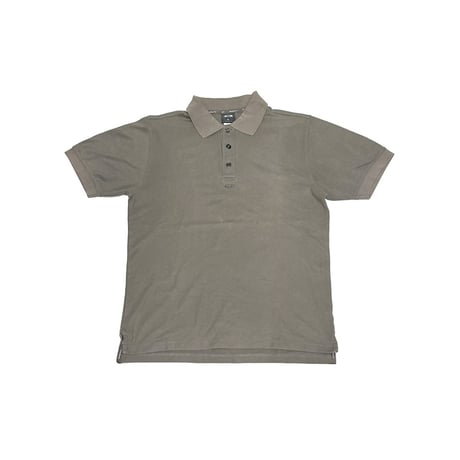 【USED】00's OAKLEY METAL PARTS POLO SHIRT