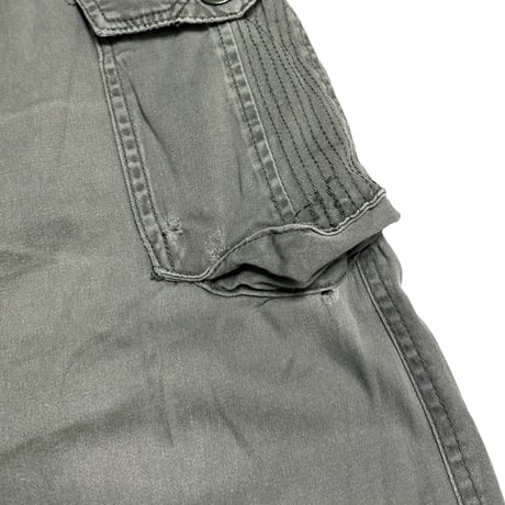 【USED】00's BILLABONG Cyberpunk Cargo Pants Faded Grey Khaki
