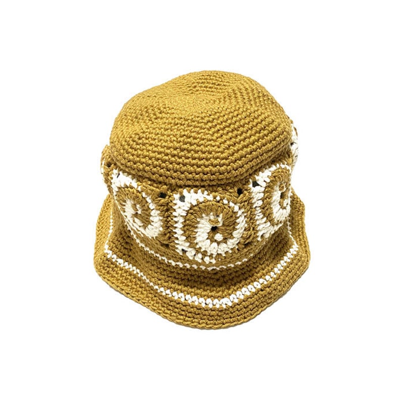 USED】VINTAGE UNKNOWN YIN YANG CROCHET HAT | KO...