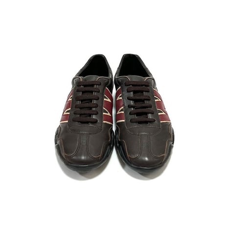 【DEAD STOCK】90'S W.&L.T. DRIVING SNEAKERS BROWN