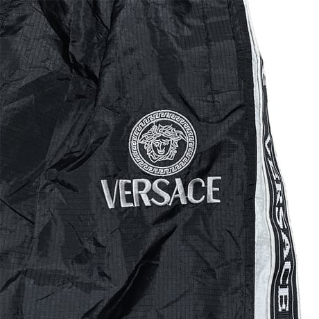 【USED】90'S VERSACE NYLON TRACK PANTS