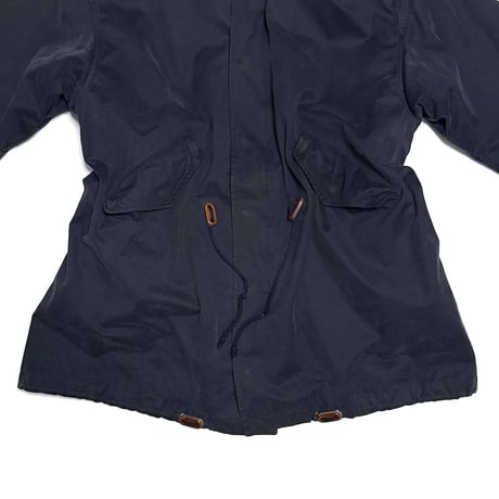 【USED】90's Giorgio Armani Reworked M-51 Style Mid-Length Coat Navy