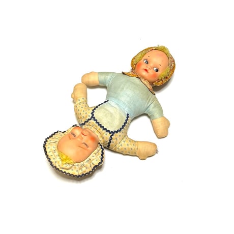 【USED】60's Knickerbocker HAPPY / SAD DOUBLE SIDE BABY DOLL