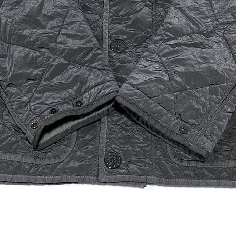 【USED】STONE ISLAND 2005AW DARK GREY NYLON METAL QUILTED JACKET
