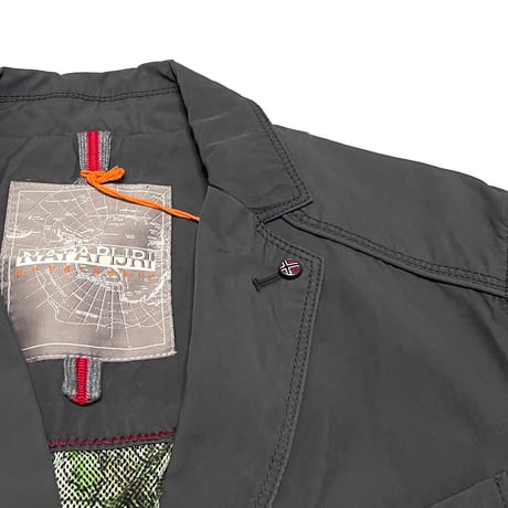【DEAD STOCK】00's NAPAPIJRI TRAVEL JACKET DARK GRAY