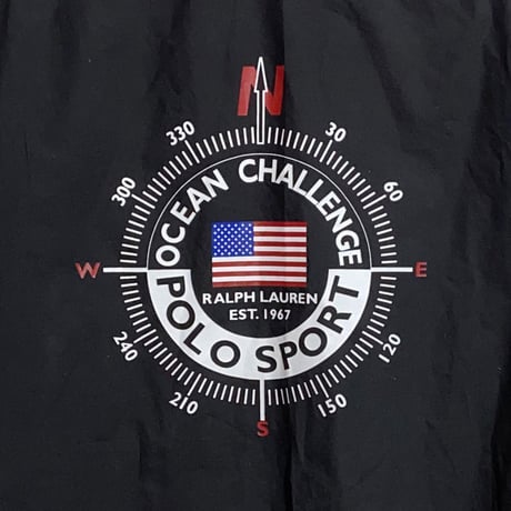 【USED】90'S POLO SPORT OCEN CHALLENGE SHIRT