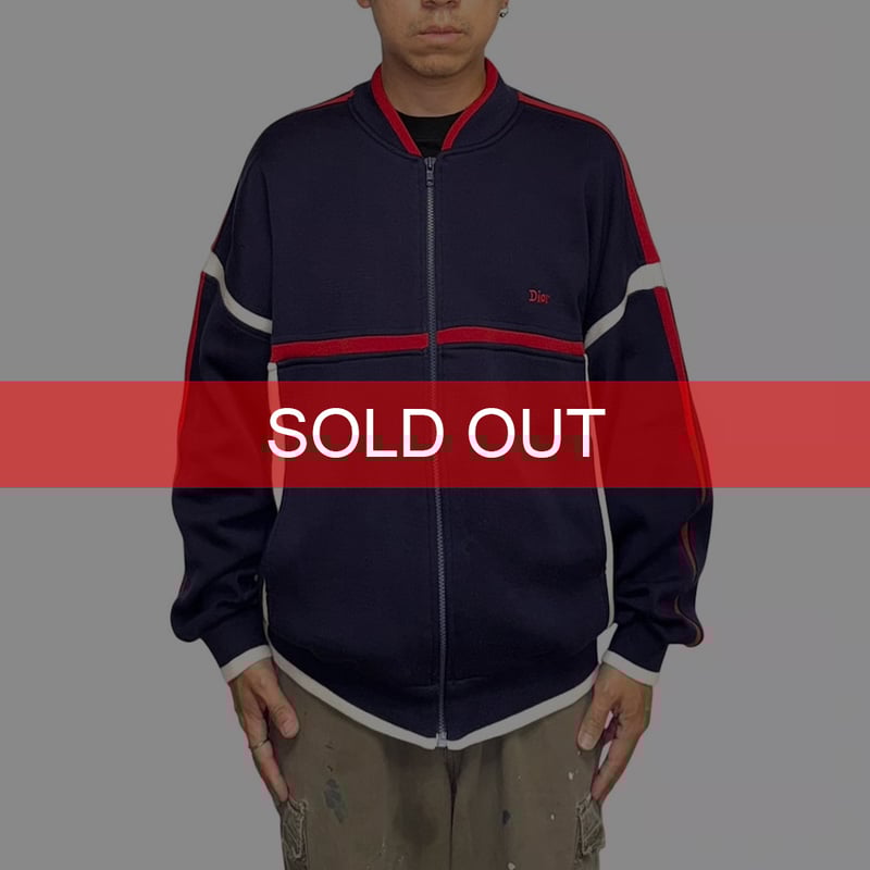 USED】80's Christian Dior MONSIEUR ZIP-UP SWEAT