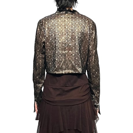 【USED】40's-50's henri MODEL CROPPED LACE JACKET
