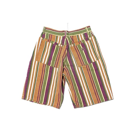 【USED】90'S AIR WALK MULTI STRIPE SHORTS