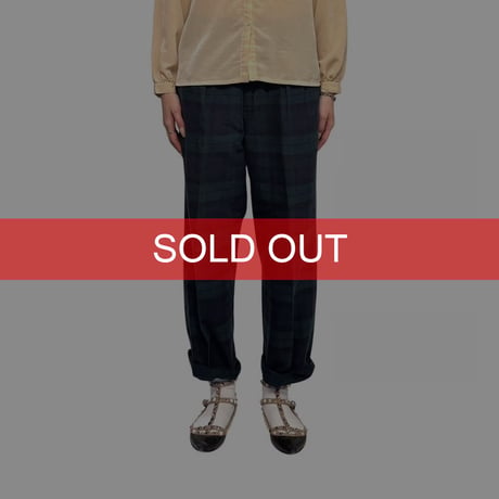 【USED】90's Polo by Ralph Lauren BLACKWATCH TROUSERS