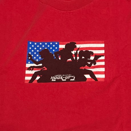 【USED】90's-00's HOOK-UPS American Anime Squad Graphic T-shirt