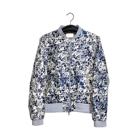 【USED】RICHARD NICOLL JACQUARD WEAVE BLOUSON