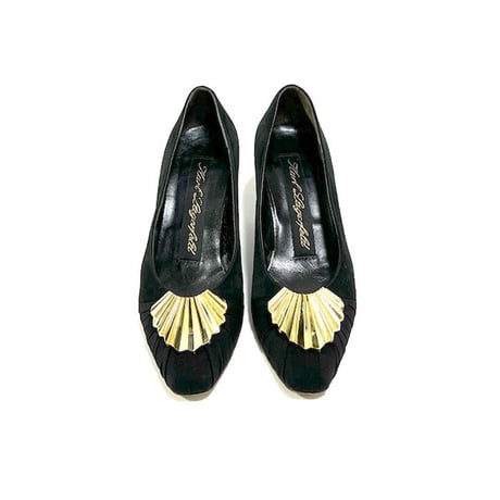 【USED】90’S KARL LAGERFELD JAPONISME PUMPS