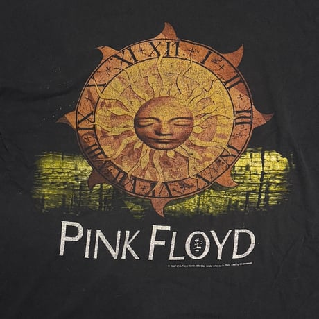 【USED】90's PINK FLOYD SUN DIAL EUROPEAN TOUR 1994 T-SHIRT