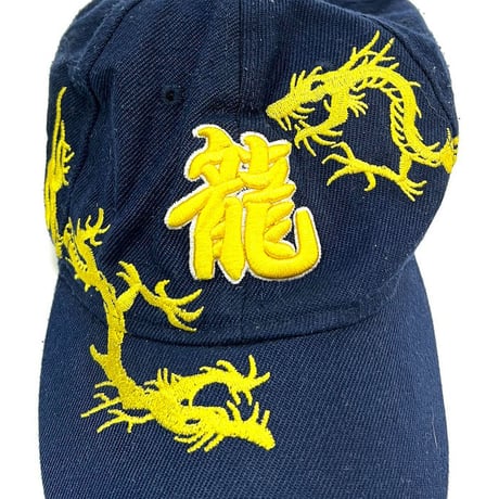 【USED】90'S DRAGON EMBROIDERY CAP