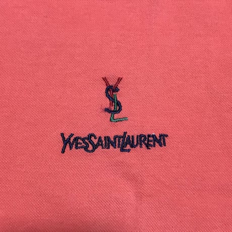 【USED】90'S  YVES SAINT LAURENT POLO SHIRT MADE IN ITALY
