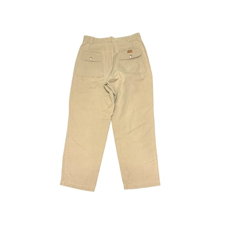 【USED】90's STUSSY OUTDOOR RIPSTOP PANTS BEIGE