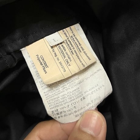 【USED】MIU MIU 2002AW NYLON BOMBER COAT