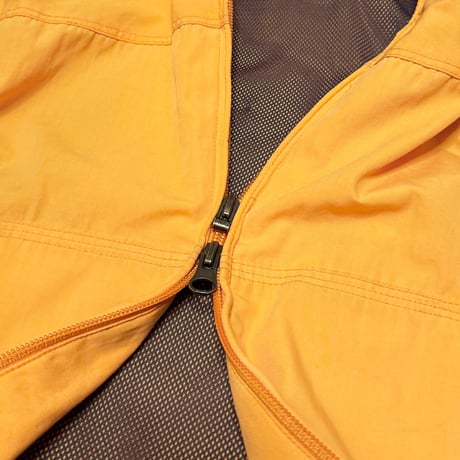【USED】00's NIKE PALE ORANGE × RIPSTOP GRAY SWITCHING JACKET